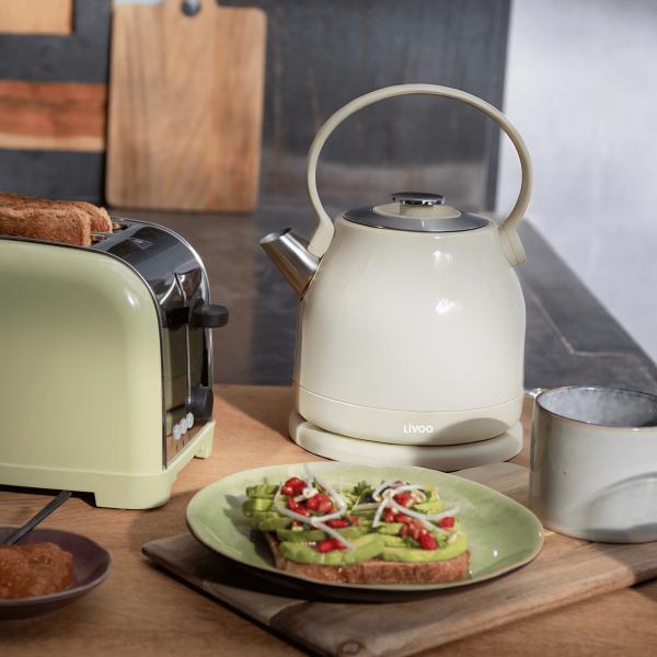 Actual product image Livoo Retro kettle (1.50 l)