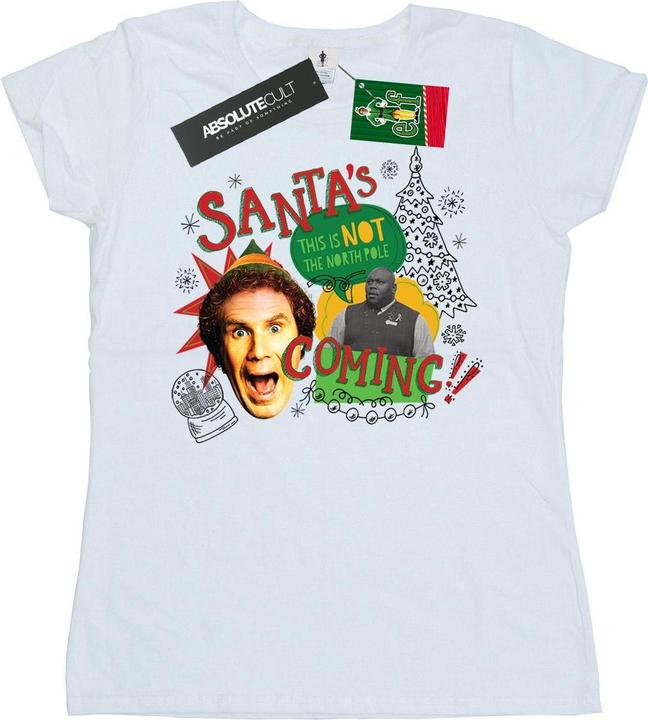 Immagine prodotto Elf North Pole Maglietta Donna (M)