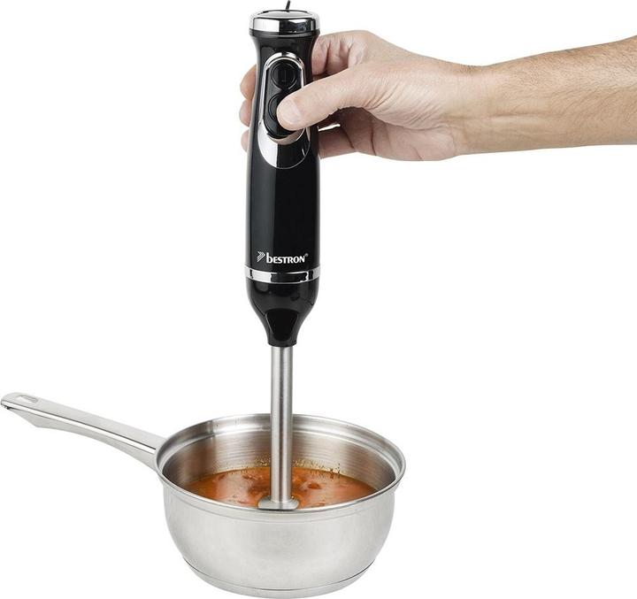 Actual product image Bestron Stainless steel hand blender set