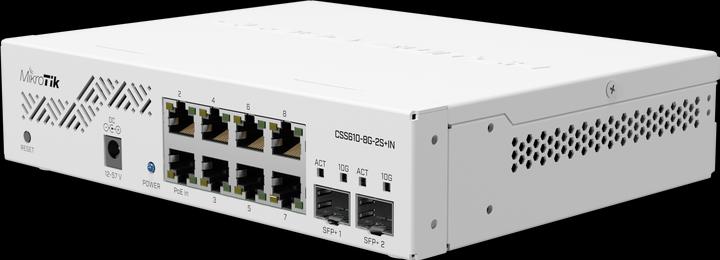 Actual product image MikroTik CSS610-8G-2S+IN (10 Ports)