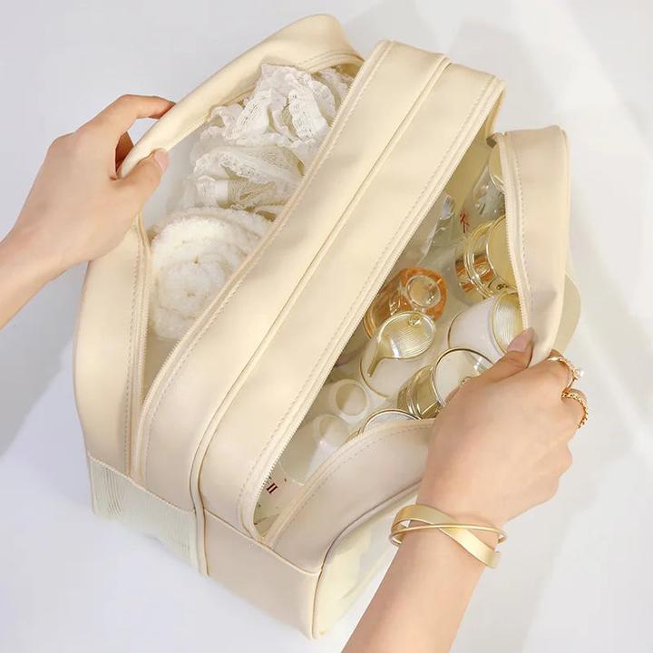 Image du produit Only-Bags.Store Trousse de maquillage séparateur eau-sèche trousse de toilette portable articles de voyage