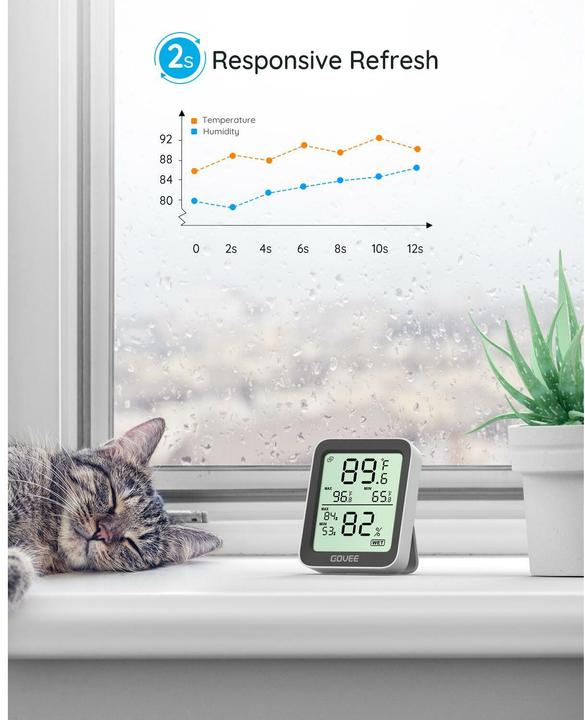 Produktbild Govee Bluetooth Thermometer Hygrometer with Screen