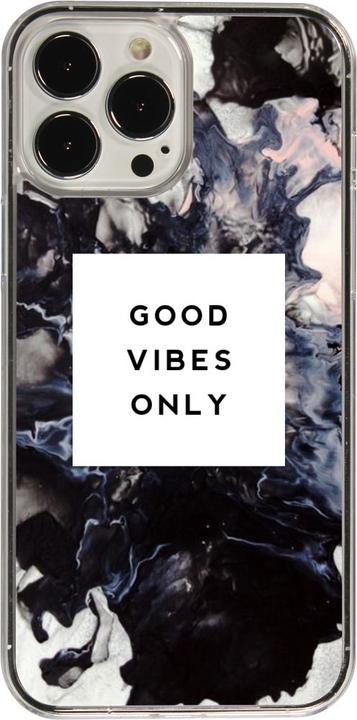 Produktbild PhoneLook Hülle transparent Marble Good Vibes Only (Apple iPhone 13 Pro Max)