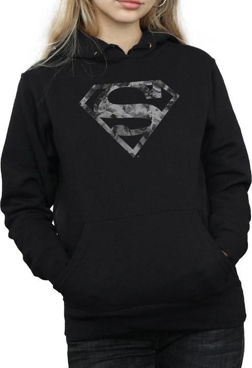 Immagine prodotto Superman Marble Logo Felpa con Cappuccio Donna (L)