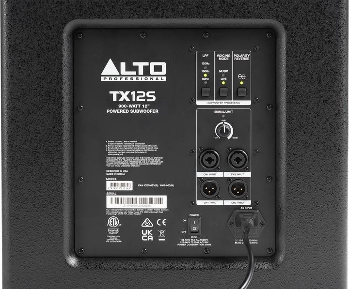 Actual product image Alto TX12S (Active)