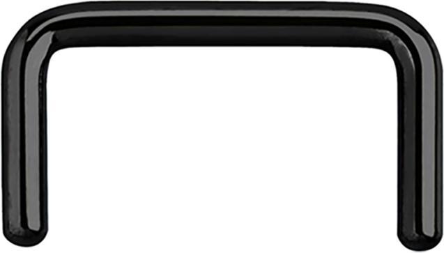 Immagine prodotto Star Piercing Anello del setto U nero (senza ottone, Acciaio chirurgico 316L)