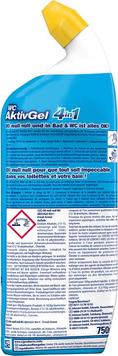 Produktbild Null Null WC AktivGel 4in1 Fresh Green
