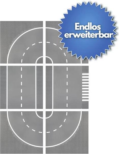 Image du produit Open Bricks Plaque de rue encastrable Croisement en T 32x32