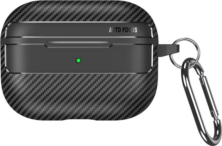 Image du produit Techsuit - CarbonFiber - for Apple AirPods Pro 1 / 2 - Black (Manchon pour casque d'écoute)