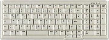 Produktbild Active Key Industry 4.0 Compact Notebook Style Keyboard with NumPad PS2 Light Grey (DE, Kabelgebunden)
