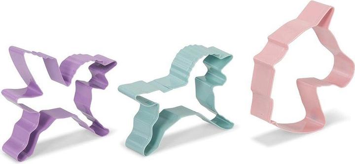 Patisse Metal cookie cutter - Unicorns 3pcs (11cm)