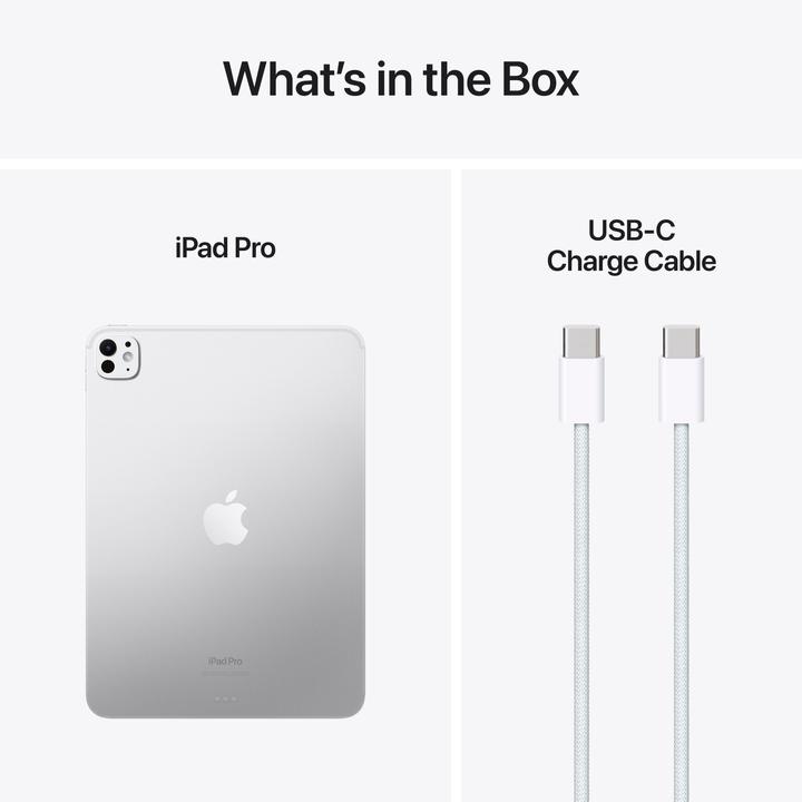 Immagine prodotto Apple iPad Pro 2024 11 Nanotexturglass (M4) (Solo WiFi, 11", 2000 GB, Argento)