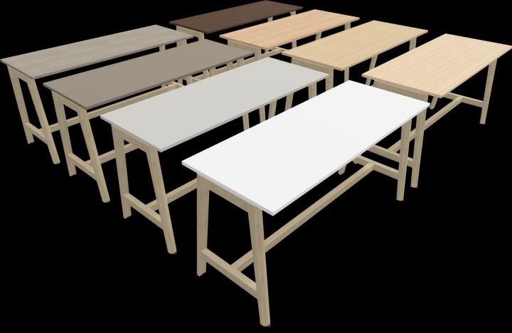 Actual product image Narbutas Nova Wood high table (180 x 70 x 90 cm)