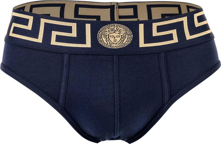 Immagine prodotto Versace Underpants Tri-Pack Slip Jersey Topeka Bi-Stretch Cotton Organic New Logo (L, confezione da 3)
