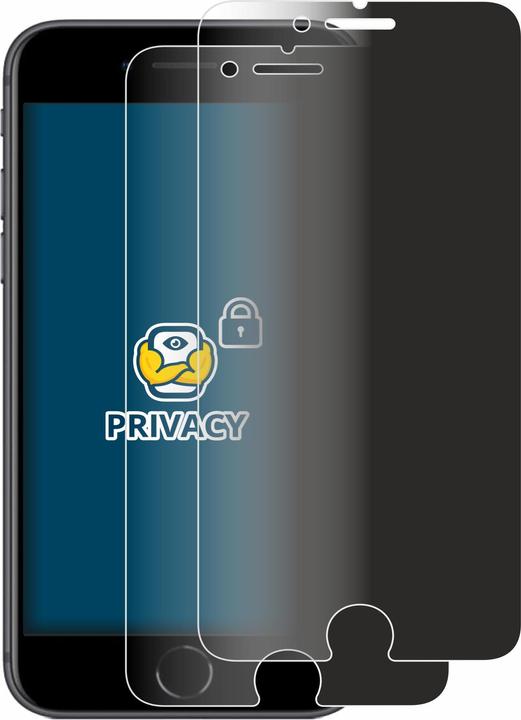 Actual product image BROTECT Anti-spy privacy film Blue light protection film (2 Piece, Apple iPhone 8)
