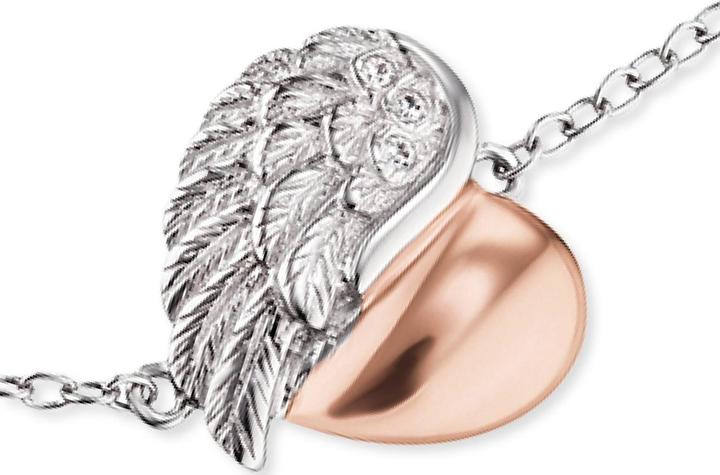 Produktbild Engelsrufer Herzflügel Armband (17.50 cm, 925er Silber)