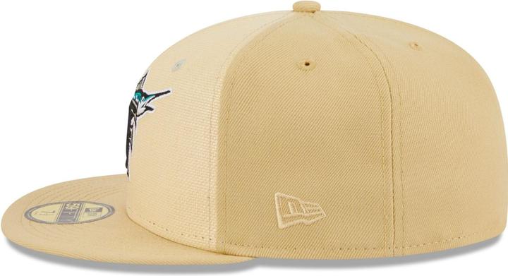 Produktbild New Era 59Fifty Fitted Cap - RAFFIA Florida Marlins - 7 (7)