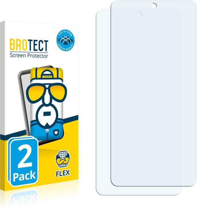 Actual product image BROTECT Full-Cover Protector (2 Piece, Vivo X60 Pro)