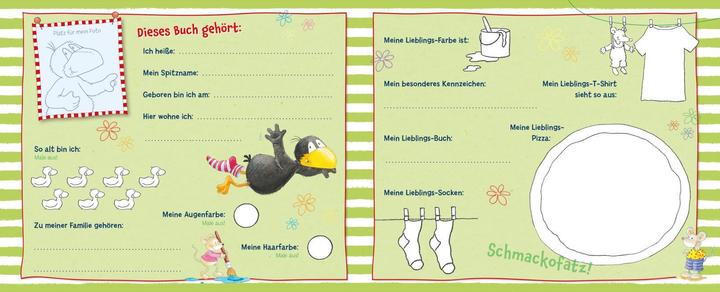 Actual product image Der kleine Rabe Socke: Alle meine Kindergarten-Freunde (German, Annet Rudolph, 2023)