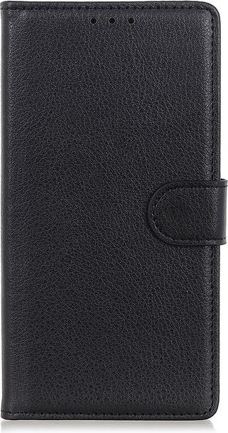 Actual product image MU Classic Litchi Leather Bookcover Series (Oppo A96, Realme 9i, Oppo A76)