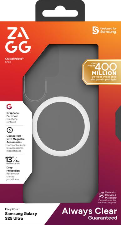 Actual product image Zagg Crystal Palace Snap Samsung Galaxy S25 Ultra (Samsung Galaxy S25 Ultra)