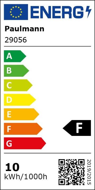 Energie-Label Paulmann Reflektor (E27, 10 W, 800 lm, 1 x, F)