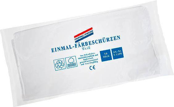 Actual product image Fripac Disposable dyeing aprons