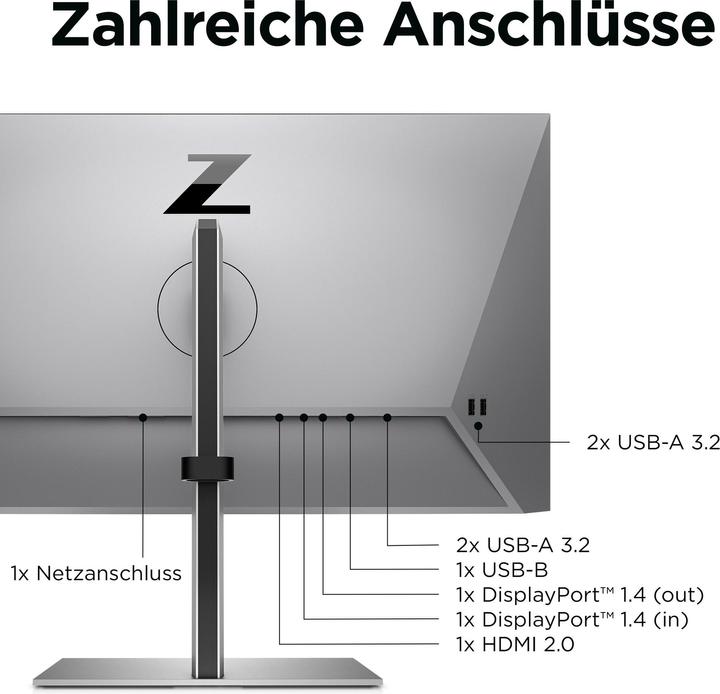 Produktbild HP Z24q G3 (2560 x 1440 Pixel, 23.80")