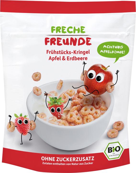 Actual product image Freche Freunde Breakfast Kringel Apple & Strawberry (143 g)