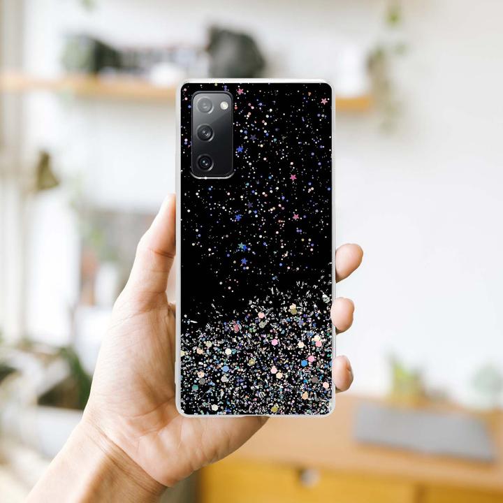 Actual product image Cadorabo TPU cover sparkling glitter (Samsung Galaxy S20 FE)