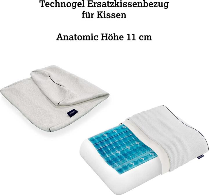 Image du produit Technogel Housse de rechange Coussin Anatomic (Housse de couette, 66 x 42 x 11 cm)