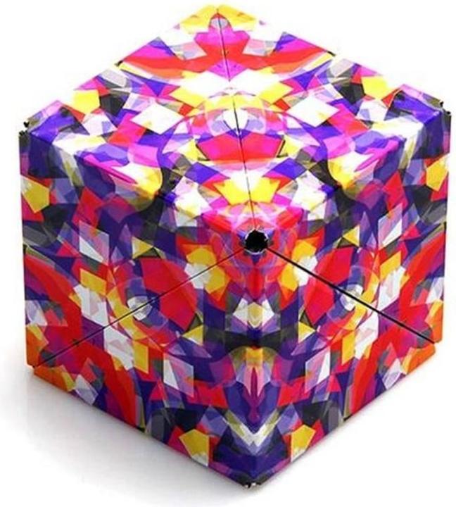 Actual product image Shashibo Cube Confetti - by Artist Laurence Gartel (Multilingual)