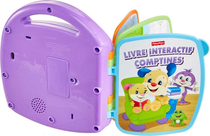 Image du produit Fisher-Price Livre Interactif Comptines - Livre bébé - 6 mois et + (Français)