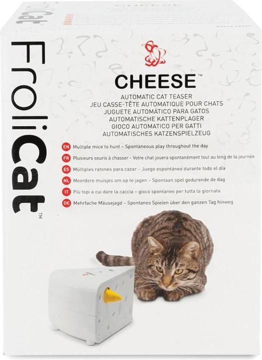 Actual product image PetSafe Cheese Automatic Cat Toy (Catmint toy)