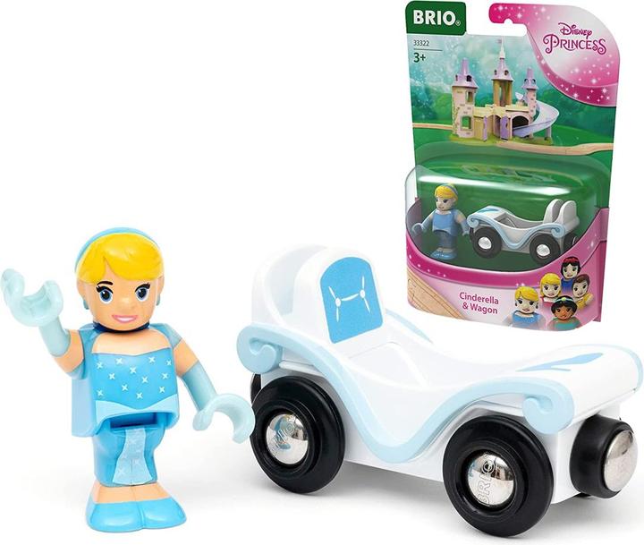 Actual product image Brio Train Disney Princess Cinderella with wagon
