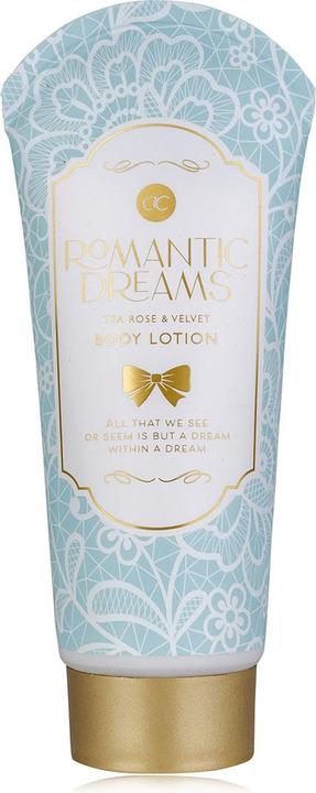 Accentra Bodylotion ROMANTIC DREAMS in Tube, 200ml, Duft: Tea Rose & Velvet, Farbe: rosa/hellblau/gold, VE 6/ (Körpercreme, 200 ml)