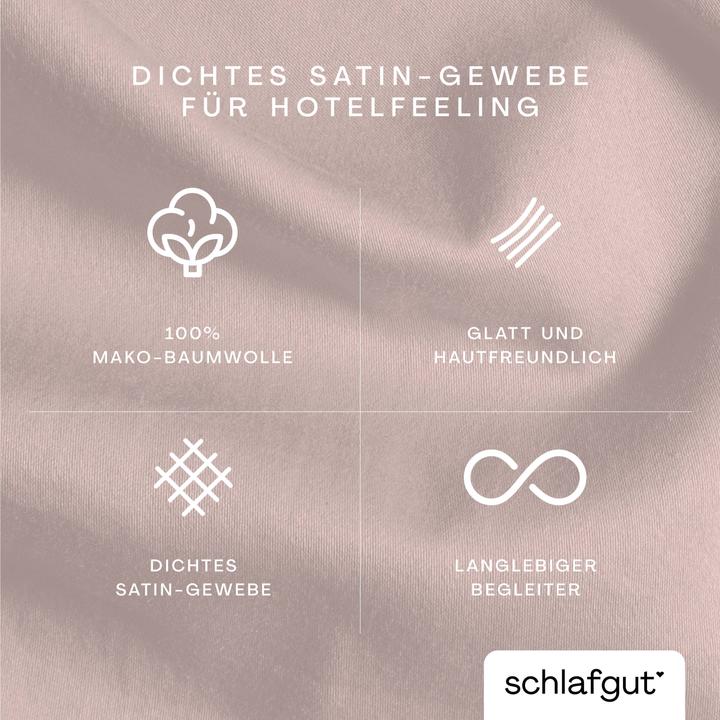 Actual product image schlafgut Woven Satin (Duvet cover, 140 x 200 cm)