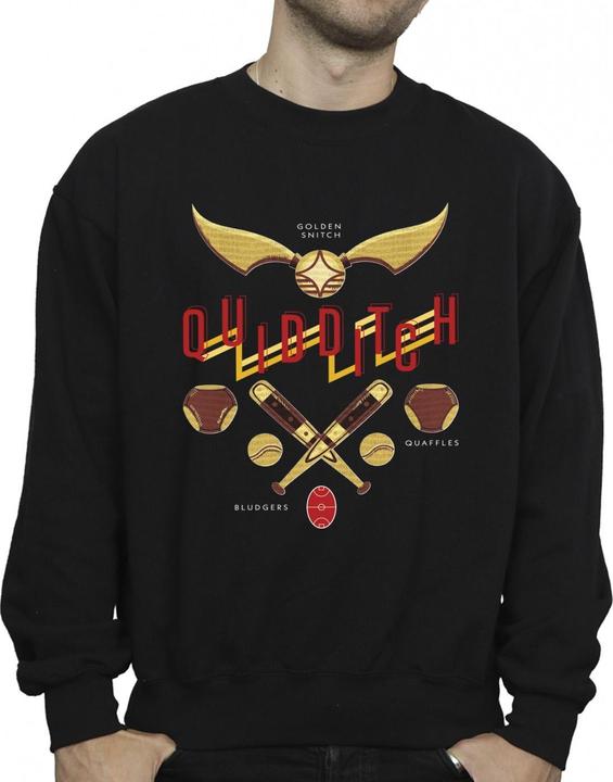 Actual product image Mens Quidditch Golden Snitch Sweatshirt (XXL)