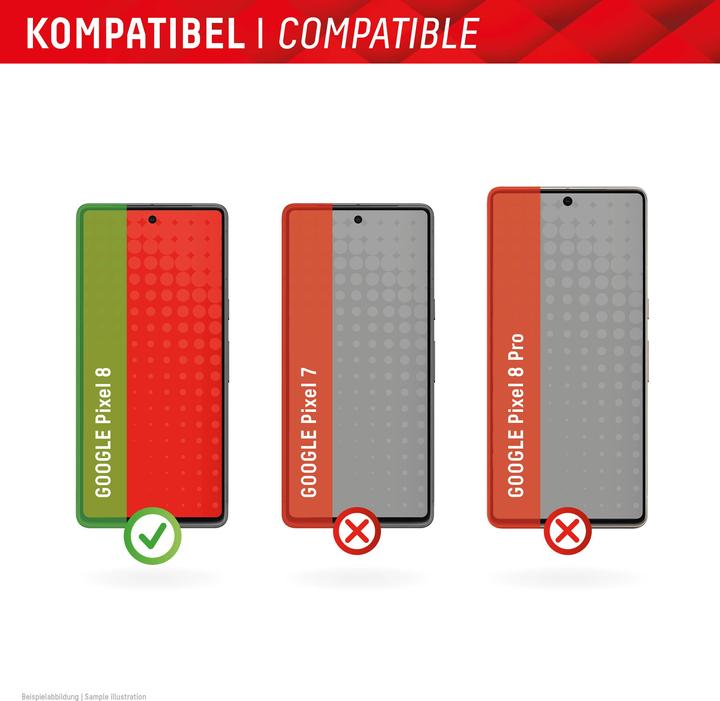 Actual product image Displex Real Glass, 2D Panzerglas (1 Piece, Google Pixel 8)