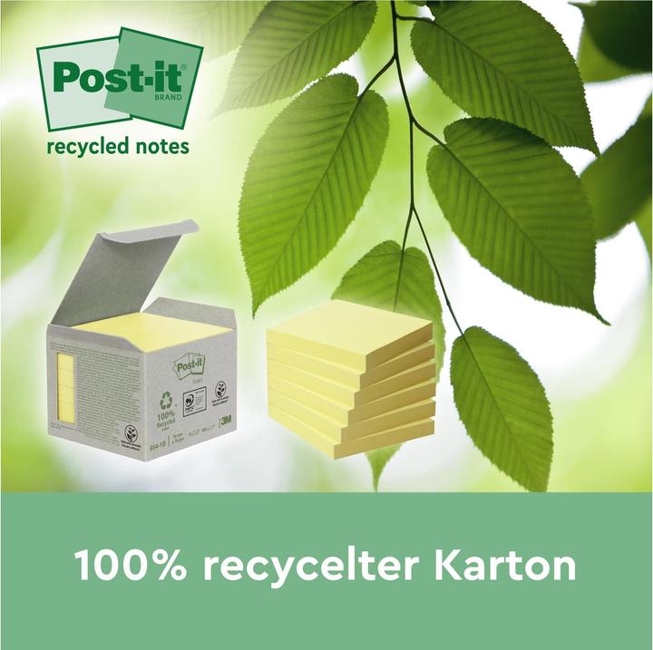 Actual product image Post-it Recycling Notes (76 x 76 mm)