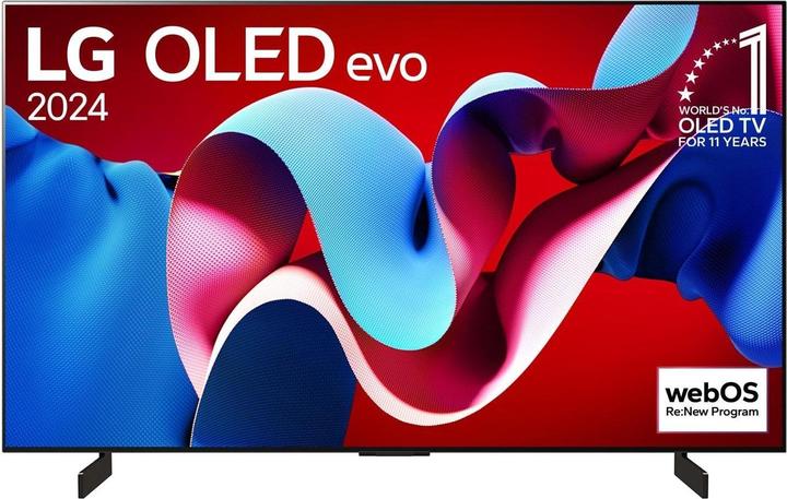 Produktbild LG OLED42C41LA OLED evo, 42", 106cm, UHD 4K, SMART (42", C4, OLED, 4K, 2024)