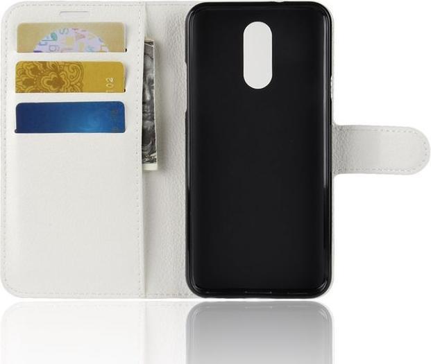 Produktbild MU Classic Litchi Leder Bookcover Series (LG Q7+, LG Q7)