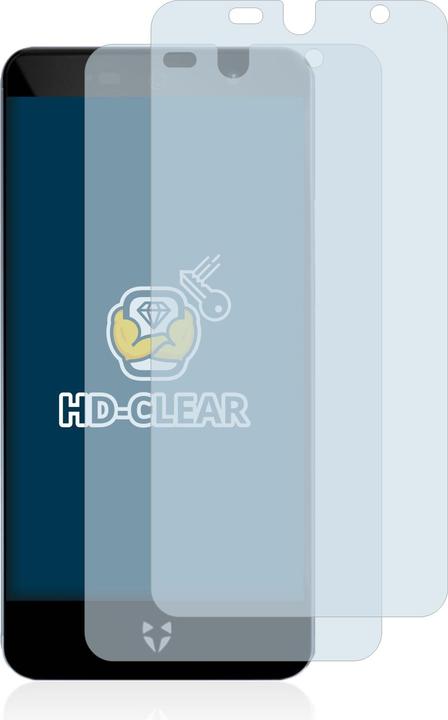 Productafbeelding BROTECT Schermbeschermer Clear (2 Stuk, Wileyfox Swift 2X)