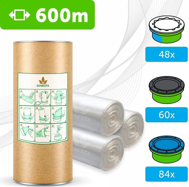 Produktbild Sonesta Nachfüllfolie für Windeltwister (60 x)
