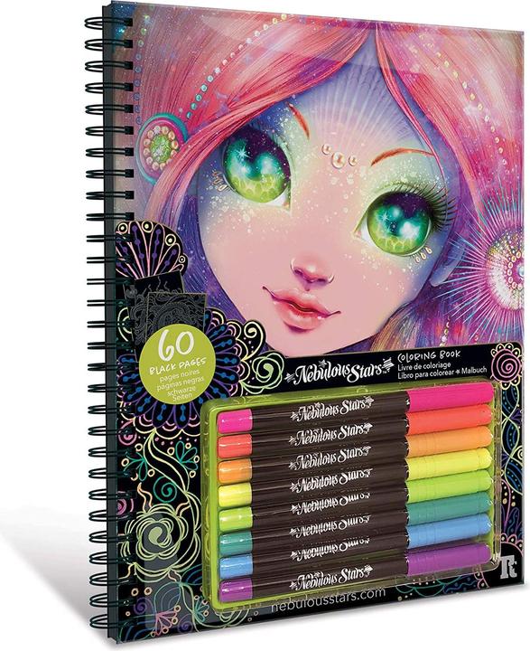 Immagine prodotto Nebulous Stars Libro da colorare con pagine nere