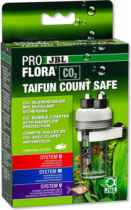 Image du produit JBL Aquaristik und Terraristik ProFlora CO2 Taifun CountSafe (Entretien de l'eau de l'aquarium)