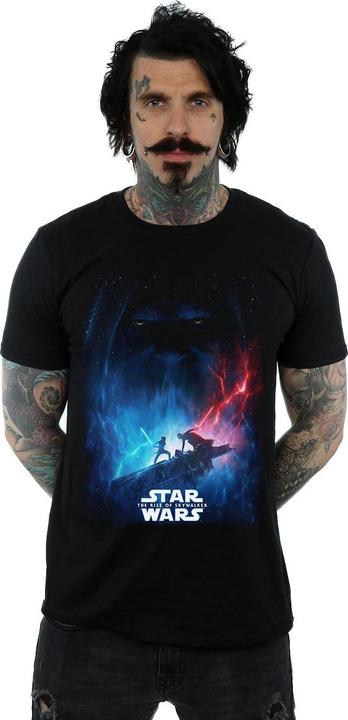 Actual product image Star Wars Mens The Rise Of Skywalker Movie Poster T-Shirt (3XL)