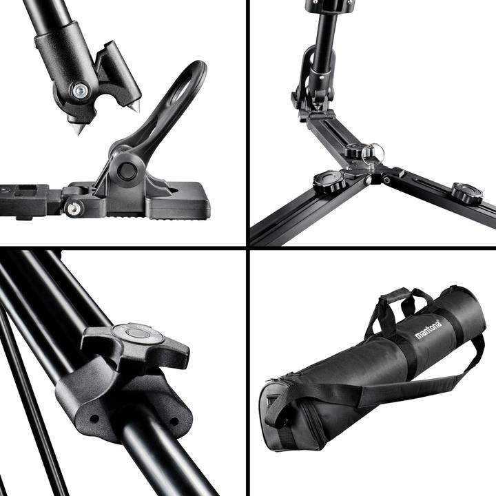 Actual product image mantona Video tripod Dolomit 4000, 170cm (Plastic)