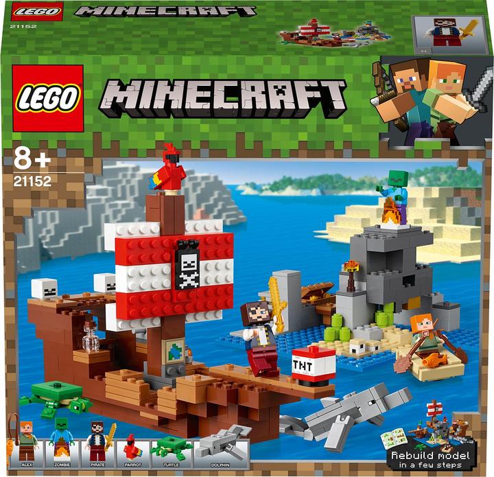 Produktbild LEGO Das Piratenschiff-Abenteuer (21152, LEGO Minecraft)