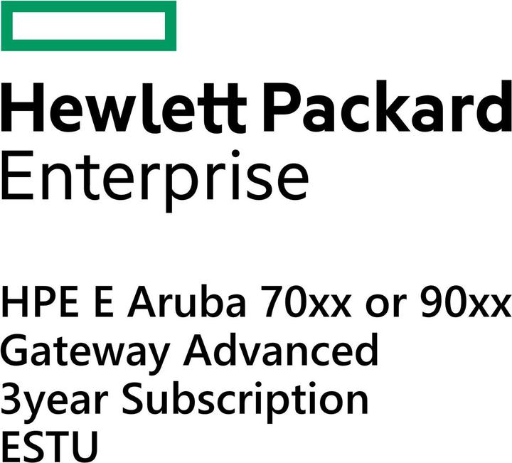 Actual product image HPE E Aruba 70xx or 90xx Gateway Advanced 3yr Subscription E-STU (1 Devices, 36 months)